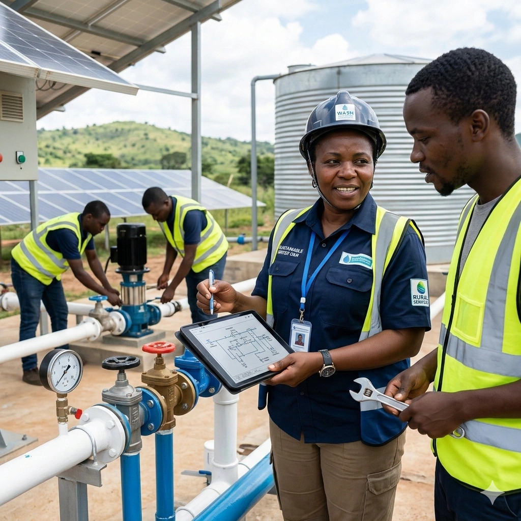 Training on Sustainable Operation and Maintenance (O&M) for Small Piped Water Schemes