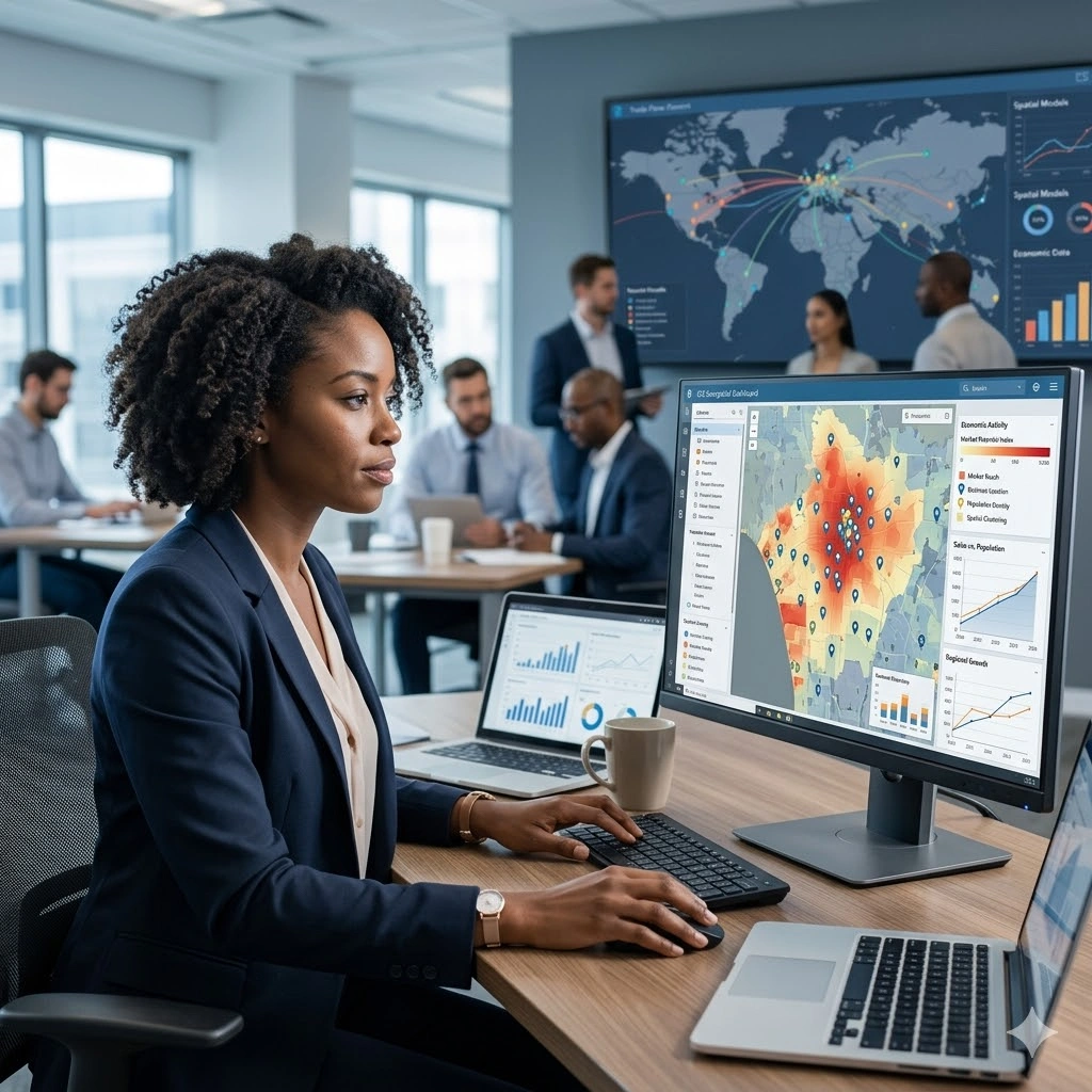 Training on GIS Mapping and Spatial Analysis for Economics and Business - Course Cover Image