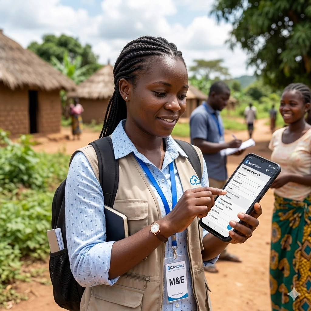 Training on Monitoring and Evaluation using Mobile Technology