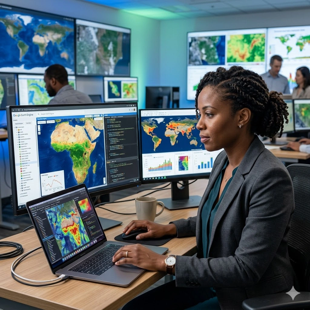 Training on Big Data in Geospatial Analysis with Google Earth Engine