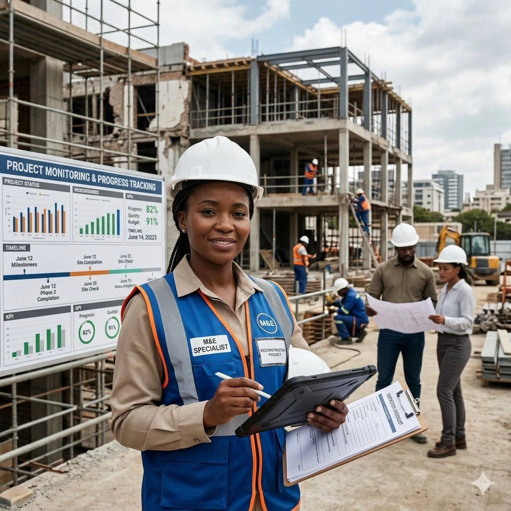 Training on Monitoring and Evaluating Reconstruction Projects