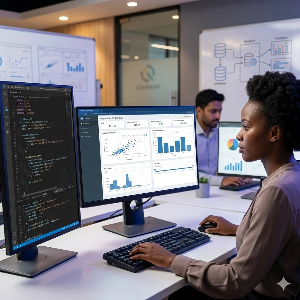 Training on Interactive Dashboard Development with Shiny (R) or Dash (Python)