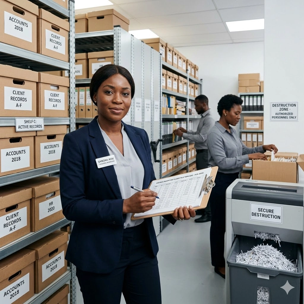 Training on Physical Records Management, Storage, and Destruction