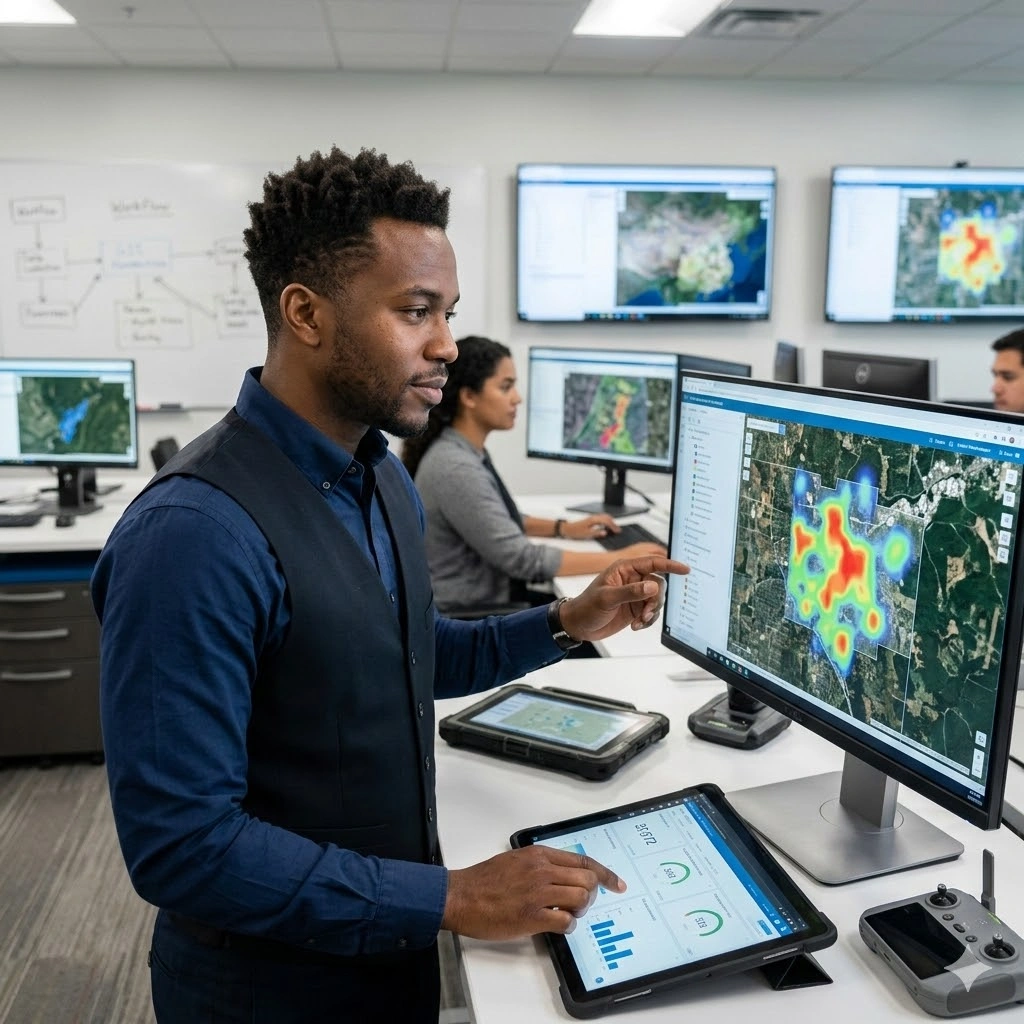 Training on Comprehensive GIS Data Collection, Visualization, and Mapping