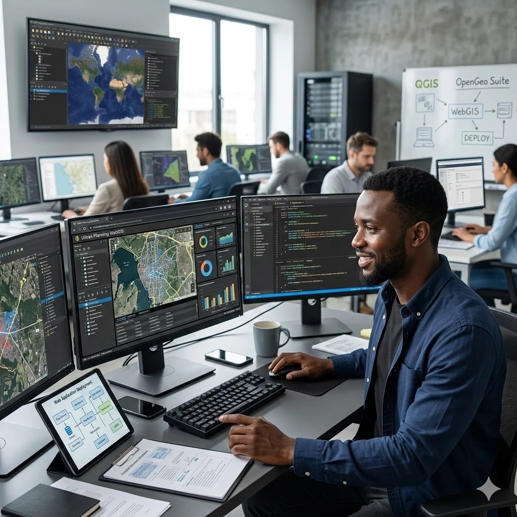 Training on Development of Web-Based GIS Applications using QGIS and OpenGeo Suite